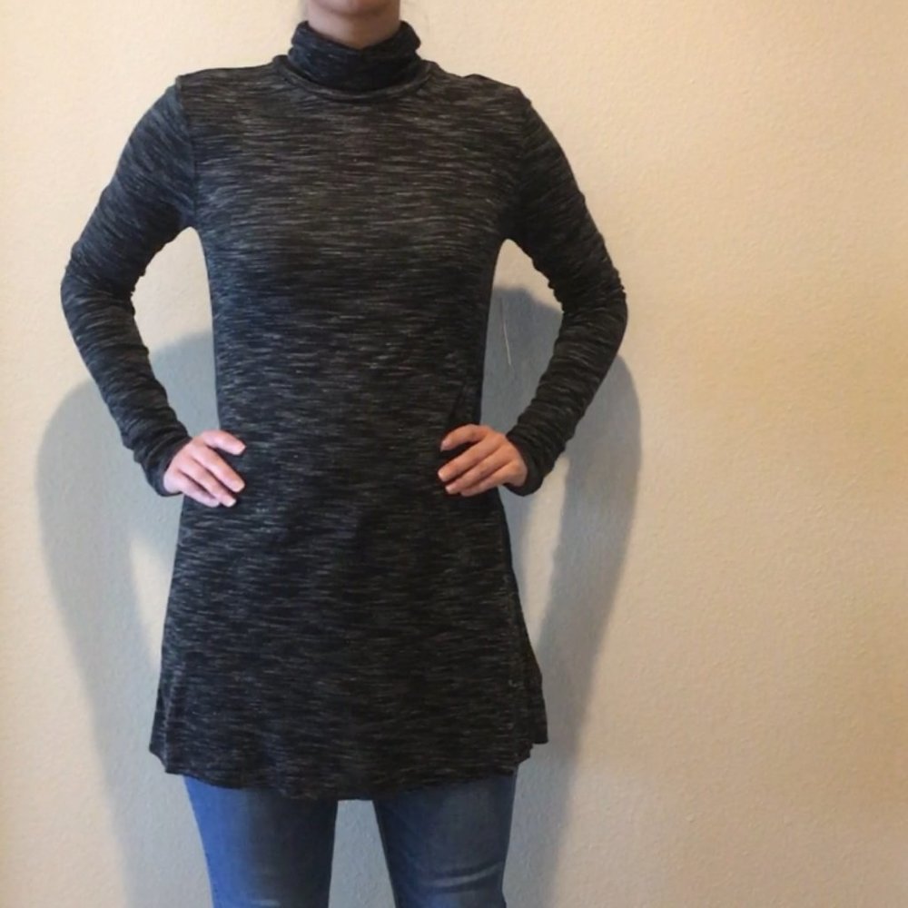 NEW - Black Free People Turtleneck Tunic